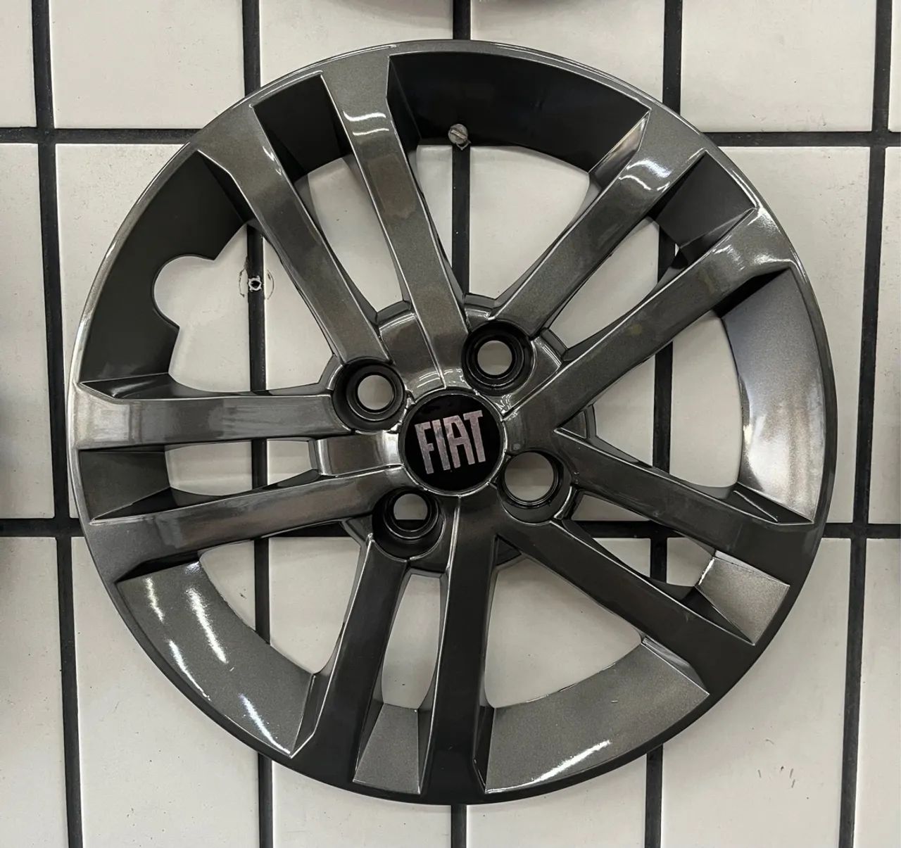 Calota Fiat Argo Uno Palio Grafite aro 14