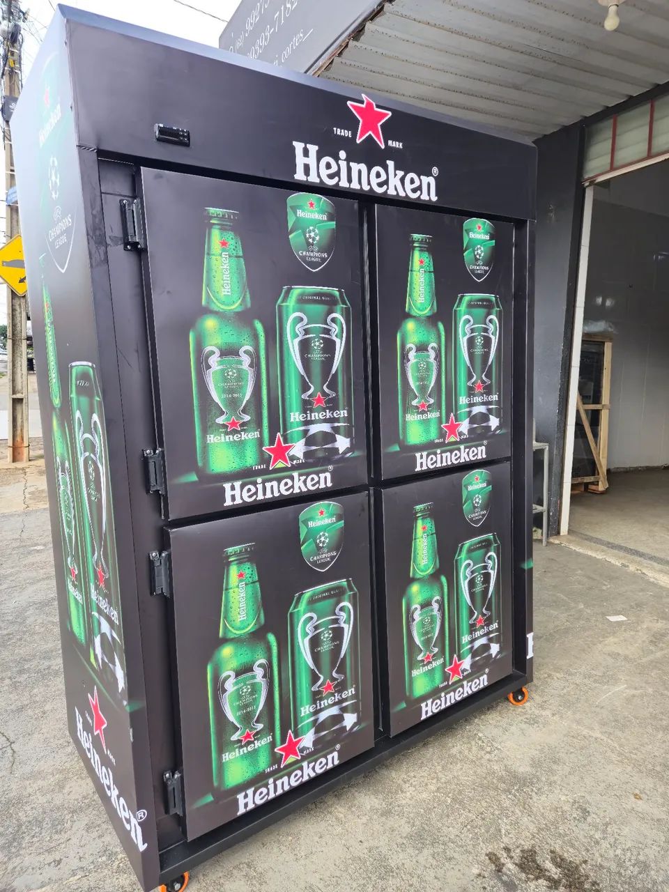 Camara fria para cervejas 4 portas 