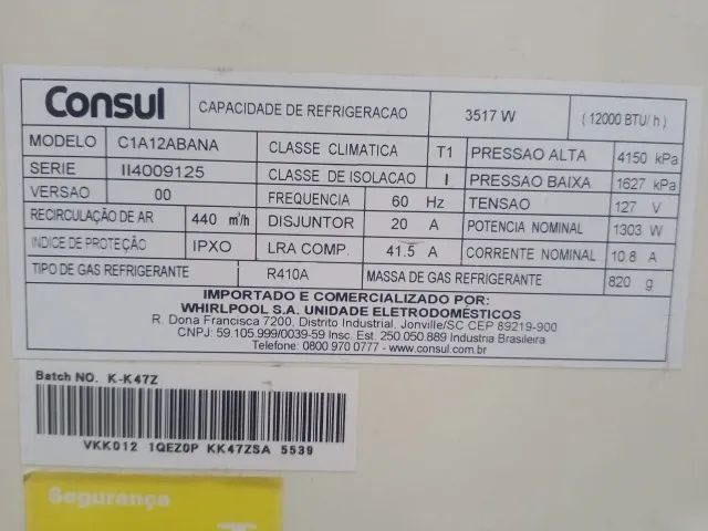 Ar Condicionado Portátil Consul 12000 BTUs (com duto de exaustão de 2 metros novo lacrado) - Foto 4