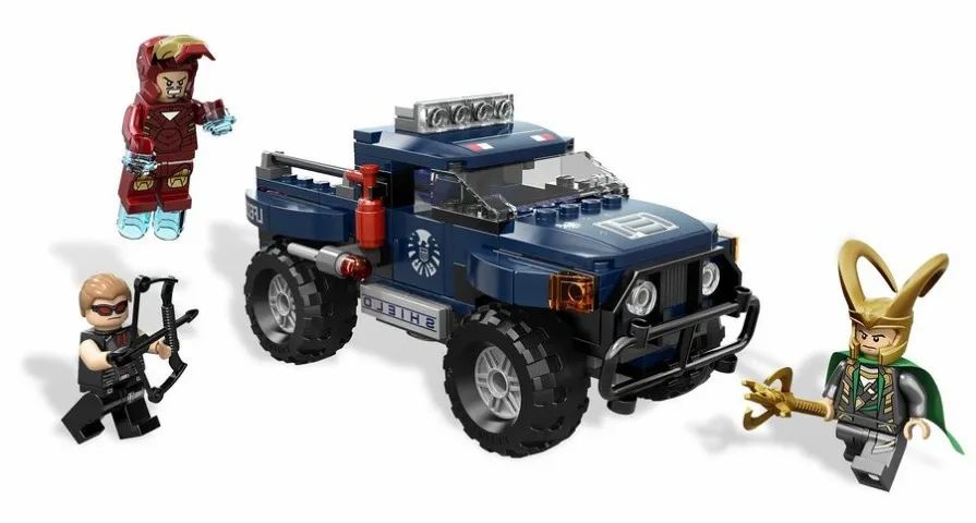 Lego 6867 Marvel Super Heroes Loki Thor e Homem de Ferro 181 Peças