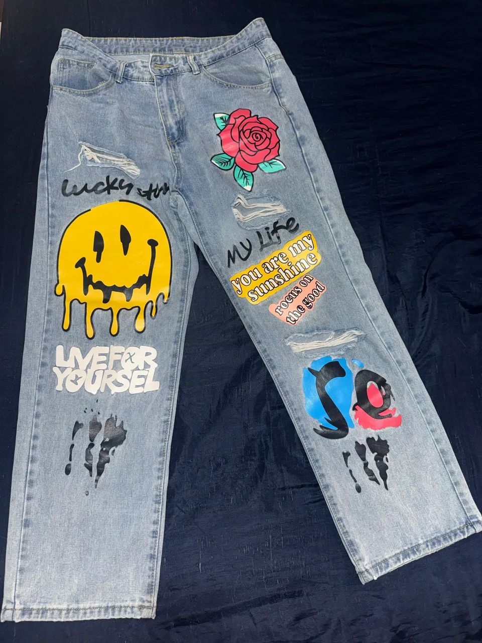Calça estampada 