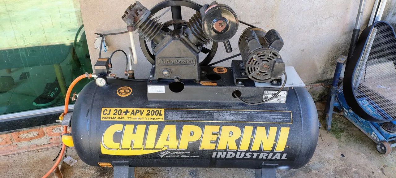 Compressor de Ar Chiaperini CJ 20+APV 200L - Foto 4