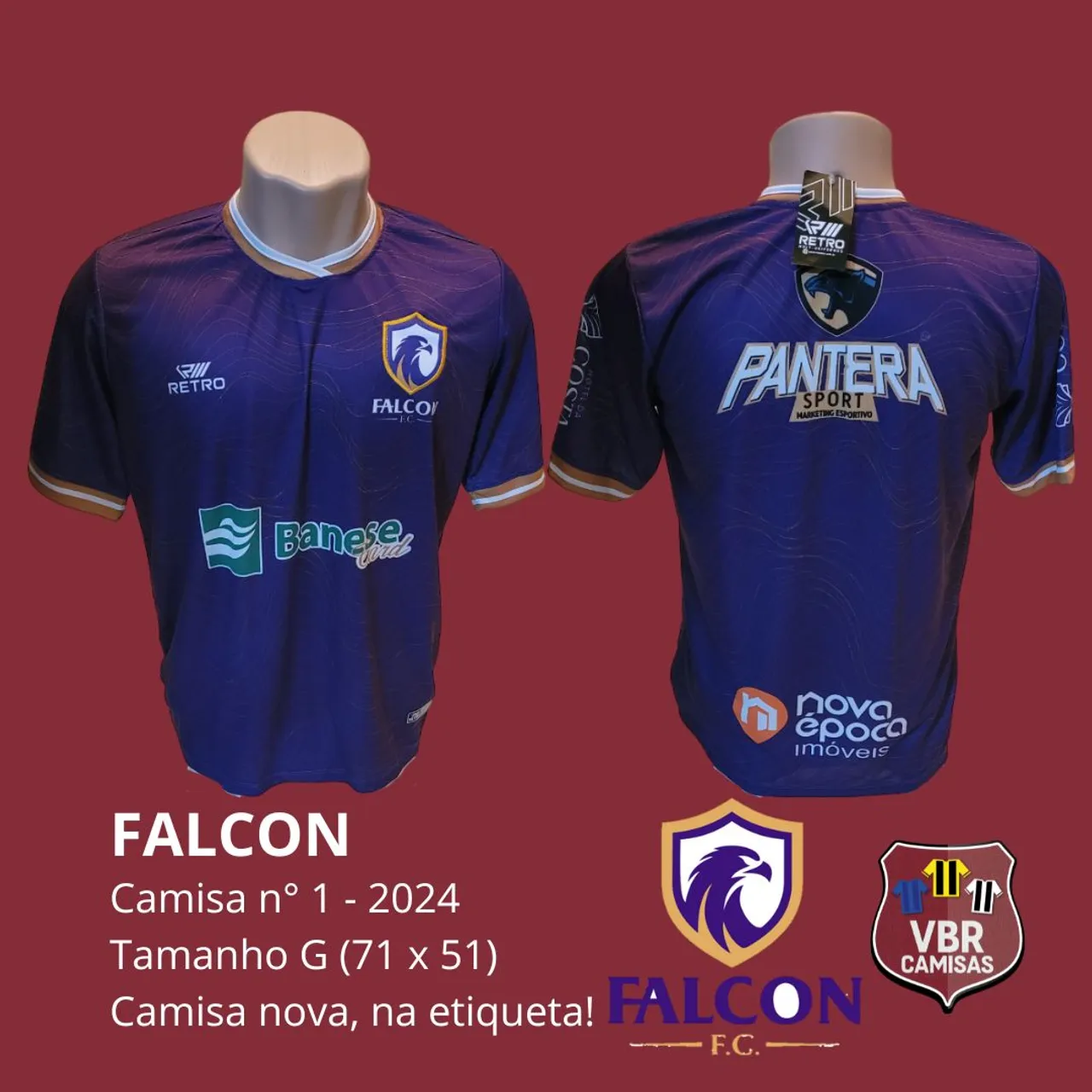 Camisa de futebol - Falcon I 2024