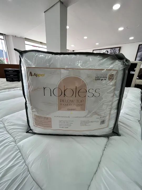 Pillow Top Plumas Nobless Queen 158x198x6 - Select Colchões