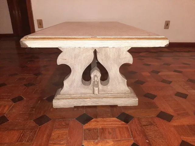 Móvel - Mesa de Centro - Antiga em madeira maciça no estado. - Foto 5