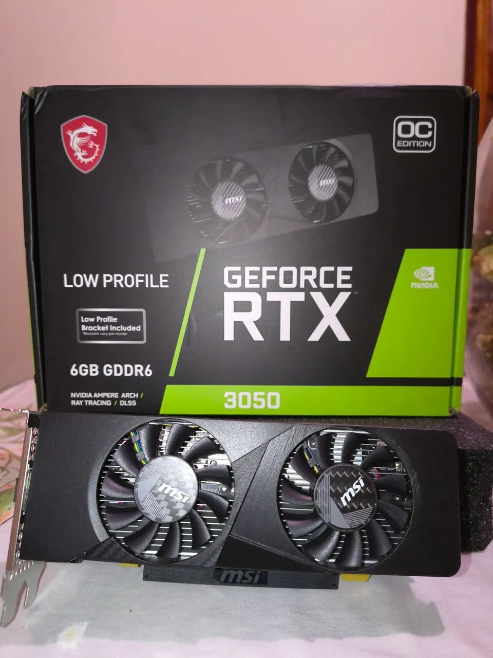 RTX 3050 6GB Low Profile MSI