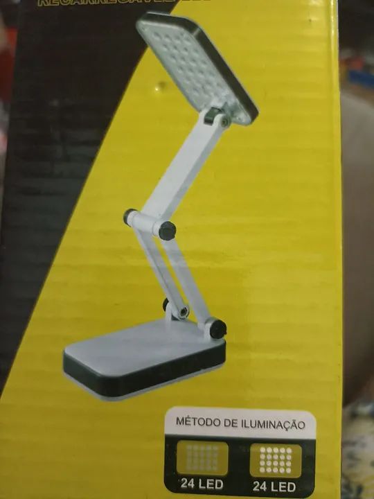 Candeeiro de Mesa Dobrável Recarregável LED nova - Foto 2