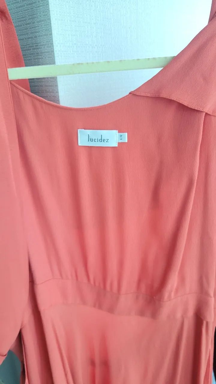 Vestido Laranja com Detalhes - Foto 2