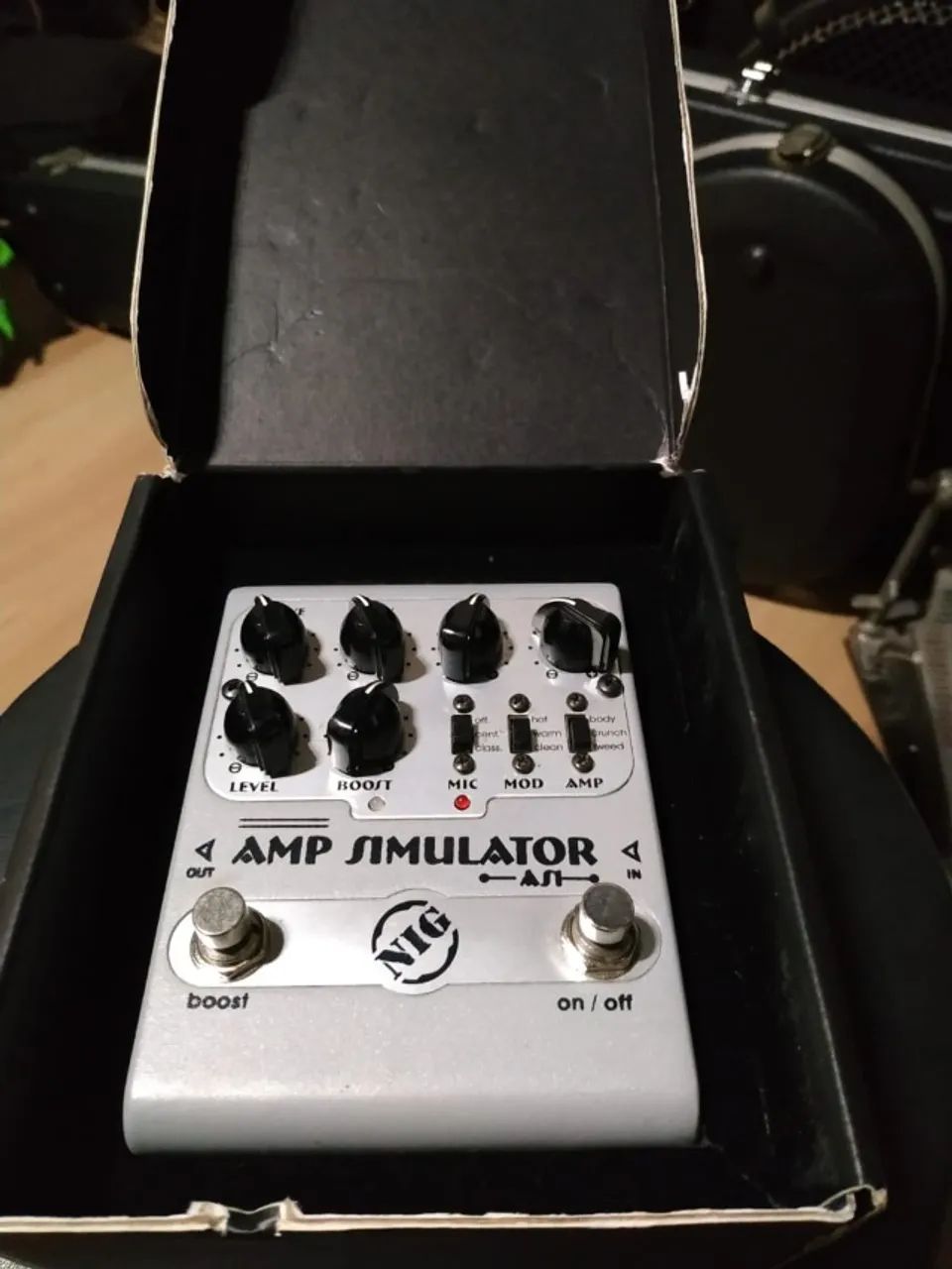 Pedal de guitarra As1 NiG