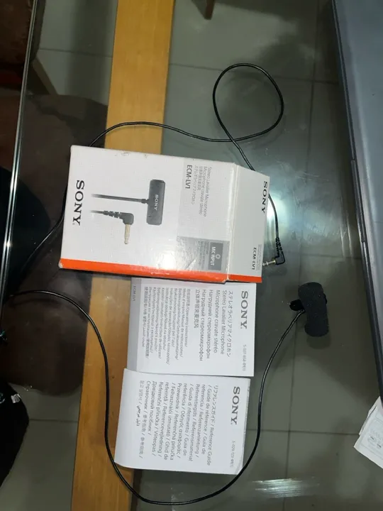MICROFONE LAPELA SONY ECM-LV1