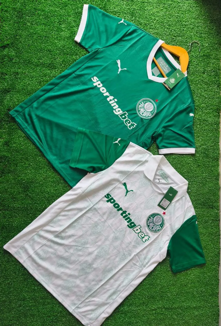 Camisas Palmeiras Sportingbet - Verde e Branca
