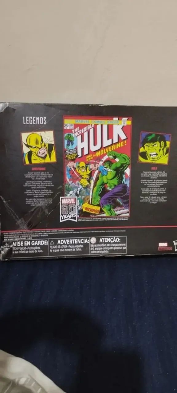 Marvel Legends Wolverine vs Hulk - 2 Pack Hasbro  - Foto 2