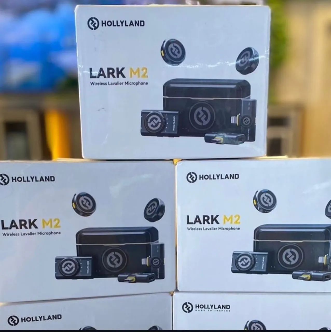 Microfone Lapela Wireless Hollyland Lark M2 - Foto 3