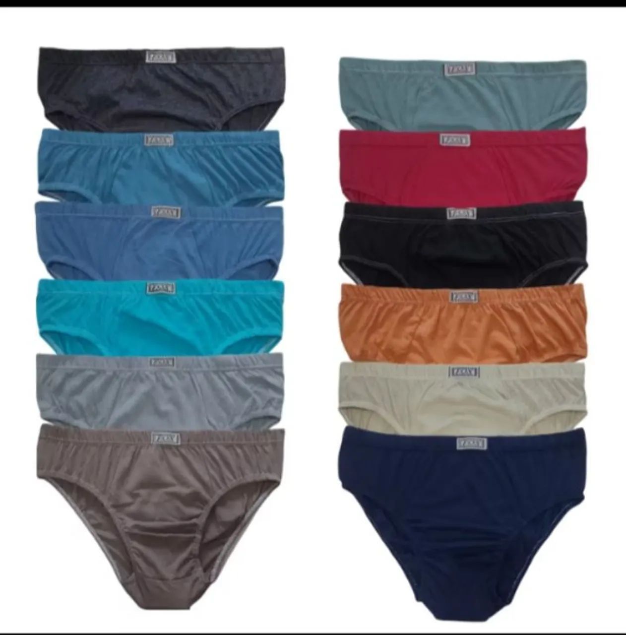  Cuecas slim - Cores Variadas