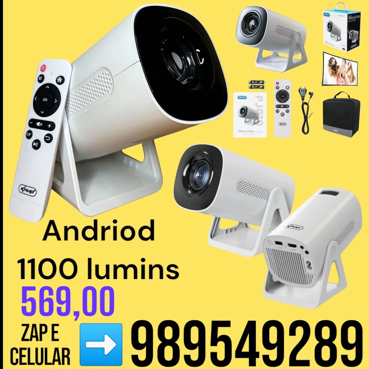 Projetor Knup PJ010 Android 