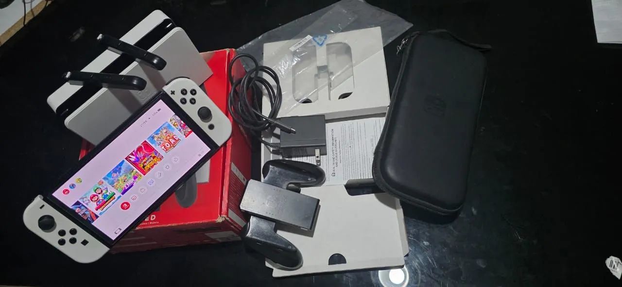 Vende-se Nintendo Switch Oled Branco 64gb Desbloqueado  - Foto 4