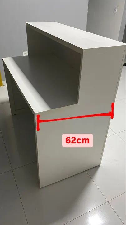 Balcão de atendimento recepção comércio/loja MDF SEMINOVO 