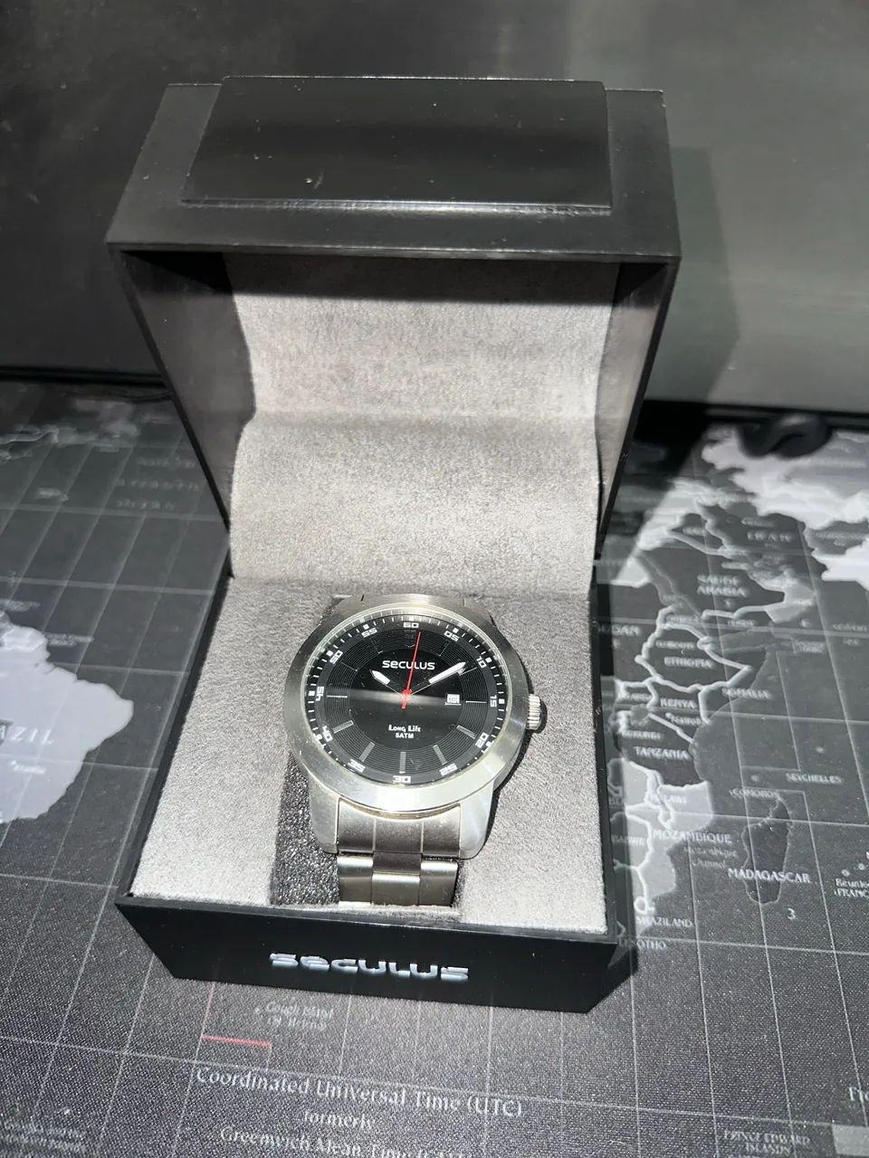 Relógio Seculus Prata Long Life 5ATM Original 