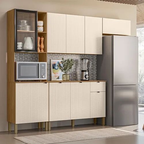 COZINHA 100% MDF COM 9 PORTAS - ESTILO E FUNCIONALIDADE 