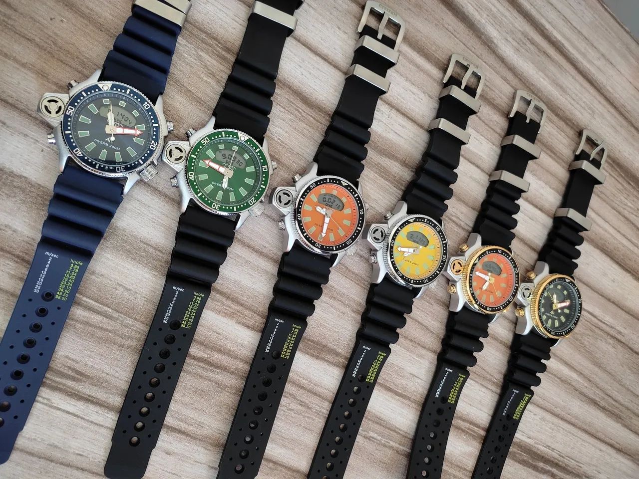 Citizen Promaster Aqualand, a prova dágua, várias cores