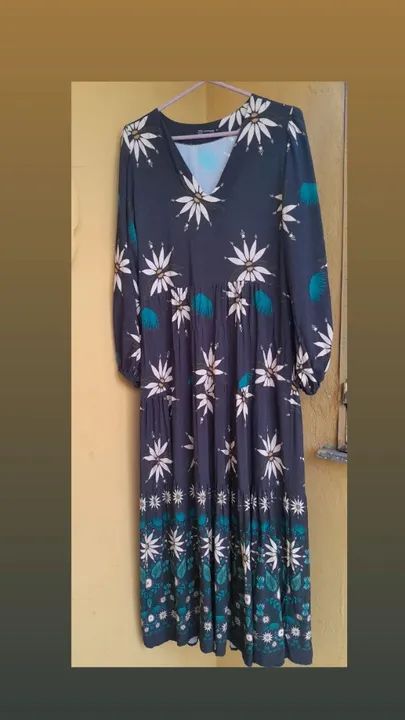 Vestido Longo Floral - Foto 2