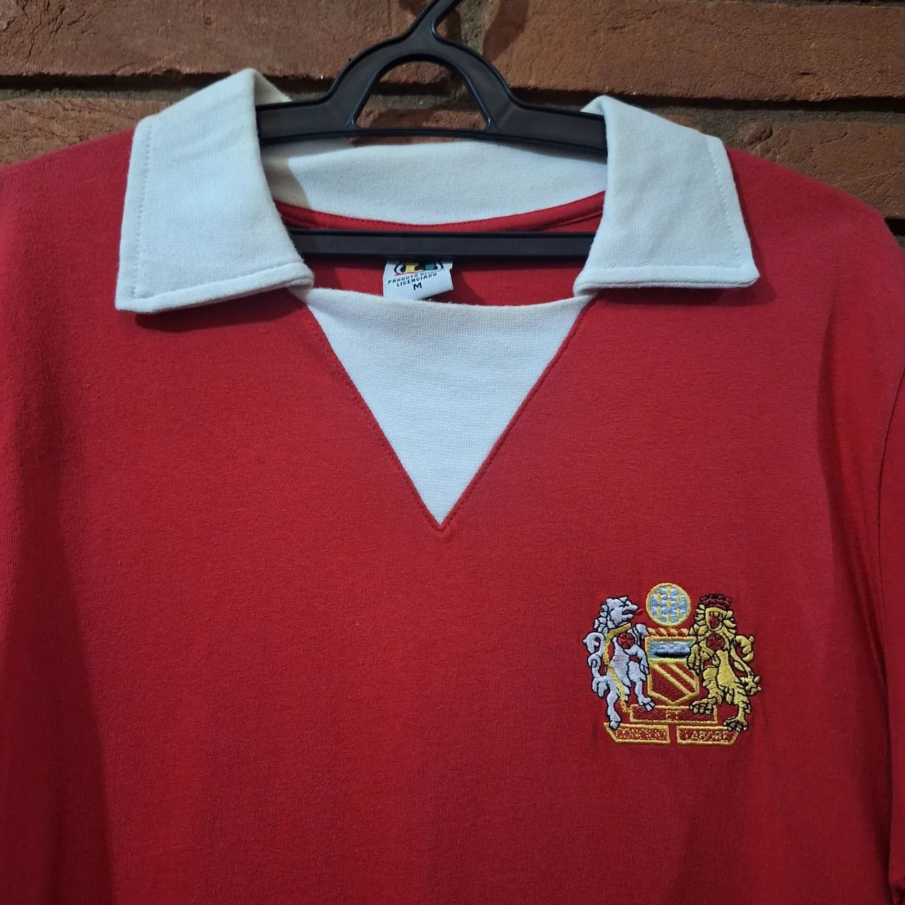 Camisa retro Manchester United Inglaterra lance! - Foto 3