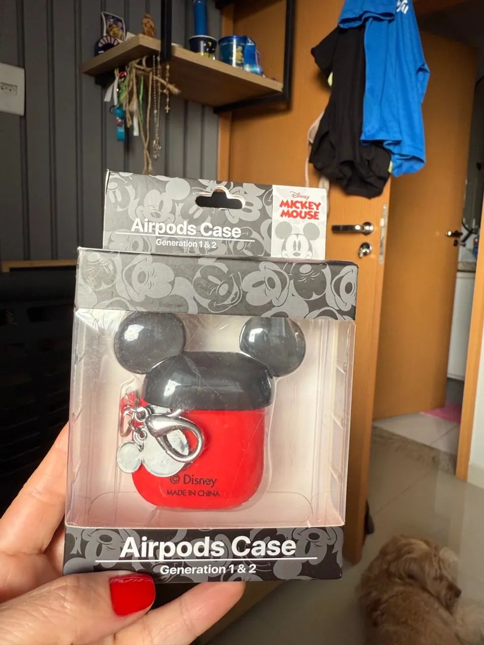 Capinha Airpods Mickey Mouse - Original Disney