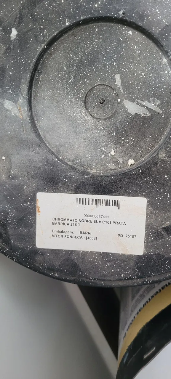 Tinta Crommato Nobre SUV C161 Prata e Preto Barril 23kg