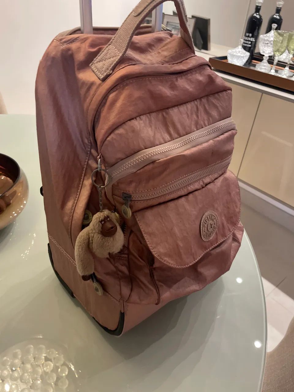 Mochila de rodinha e costas kiplinhg - Foto 4