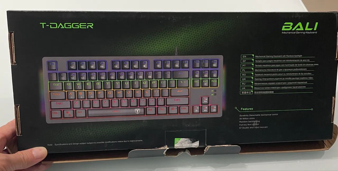 Teclado mecânico T-Dagger Bali - Foto 4