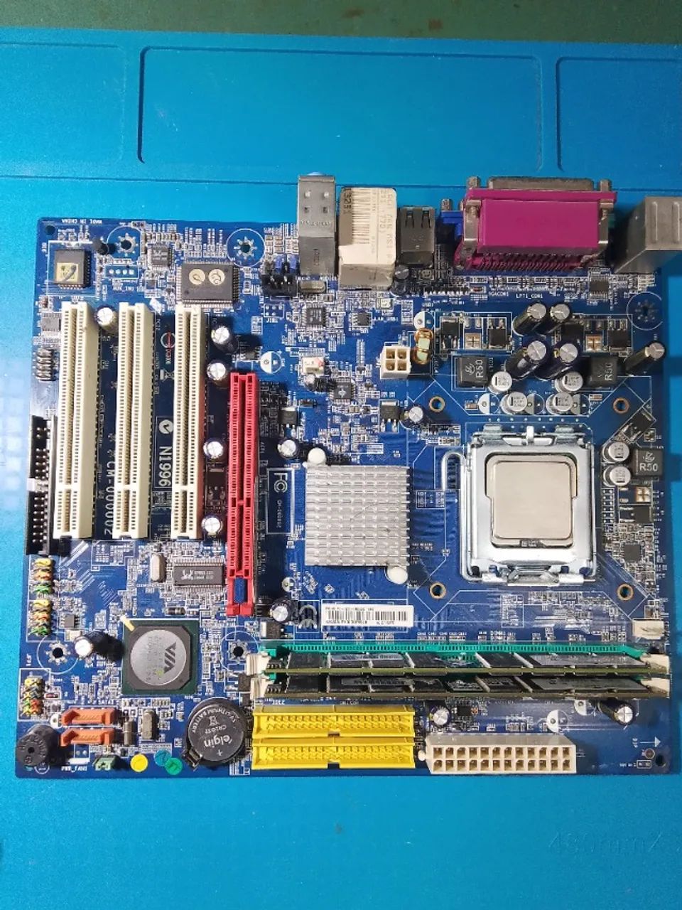 Kit Placa Mãe MS-7211 DDR1 + 2GB + Celeron D336 - Foto 2