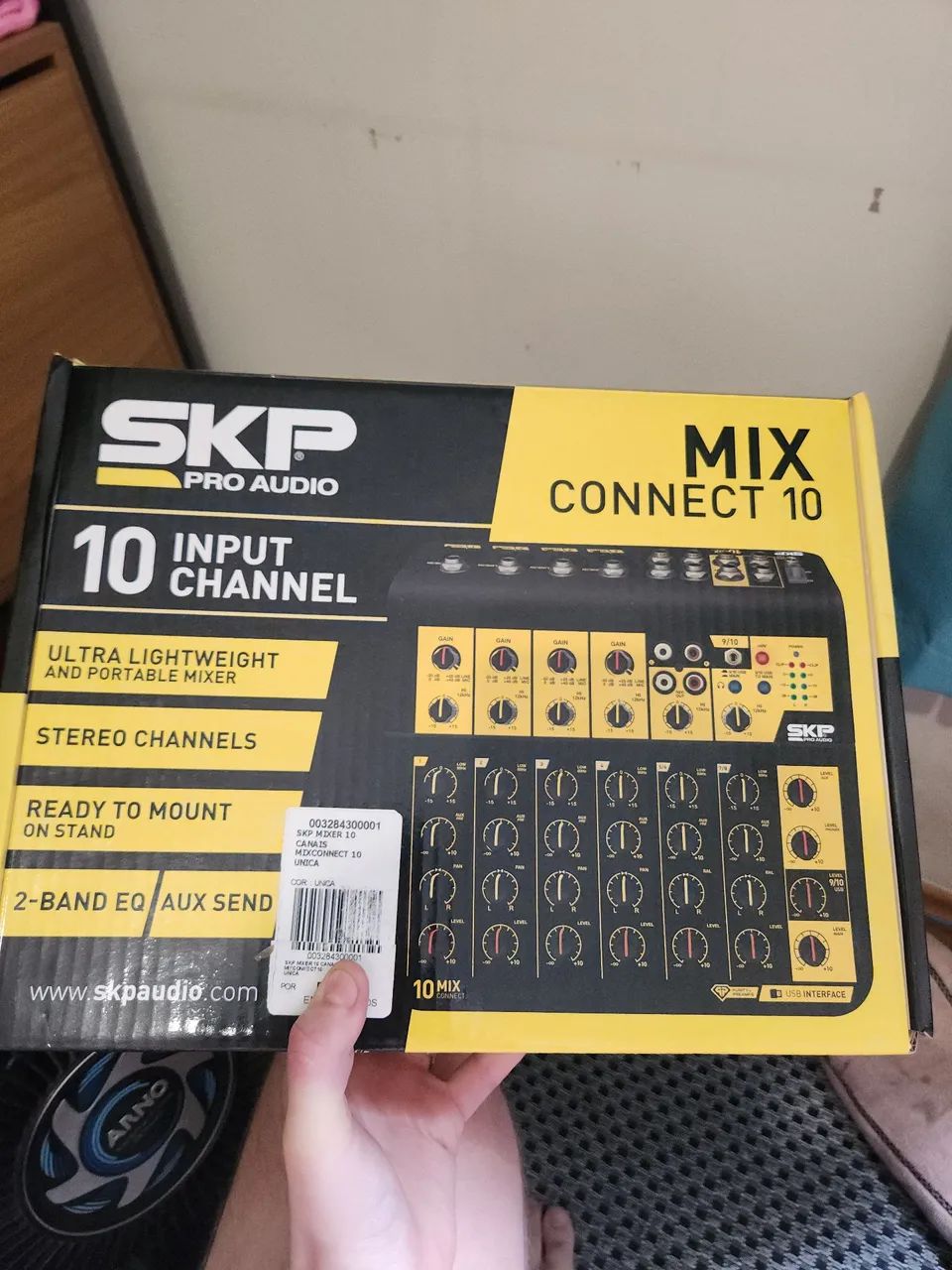 Mesa De Som Interface Usb Skp Pro Audio Connect 10 Canais - Foto 4