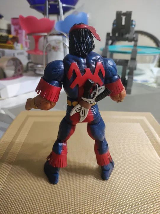 BONECO PASSARO TROVEJANTE I THUNDERBIRD GIANT SIZE CUSTOM feito com MARVEL LEGENDS Warpath - Foto 4