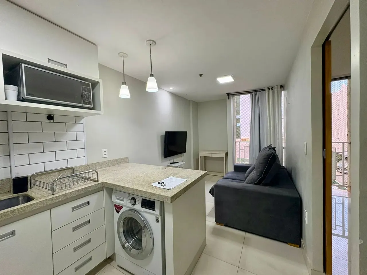 Apartamento 1 quarto mobiliado aluguel em Aguas Claras Res Turmalina