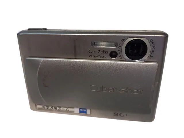 Sony Câmera Cybershot Dsc-t10 De 7,2 Mp Zoom Óptico 3x Prata Cinza-escuro