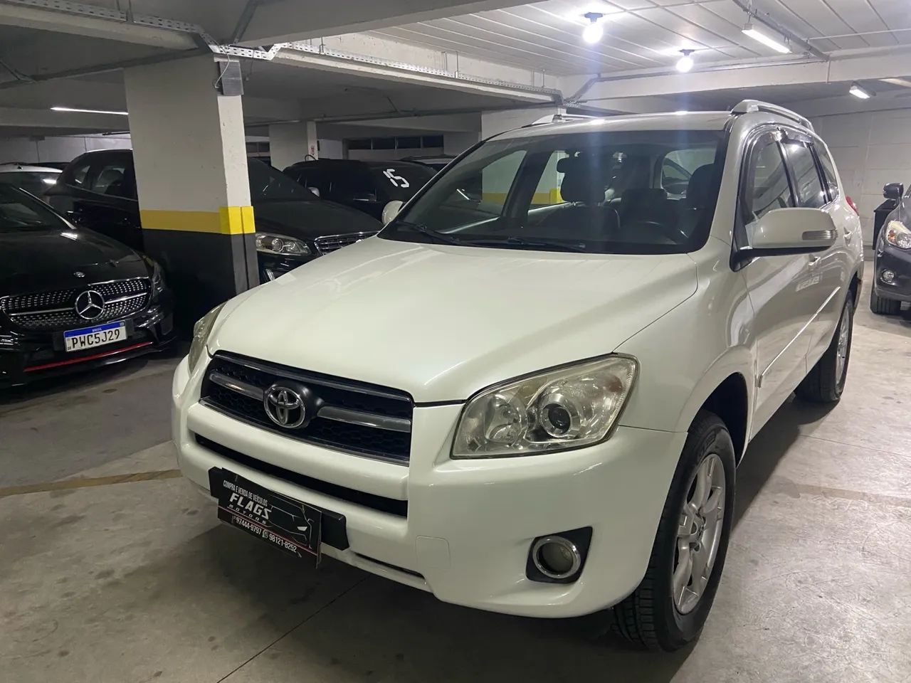Toyota Rav4 2012 branco pérola com kit gnv 5 geração  - Foto 3
