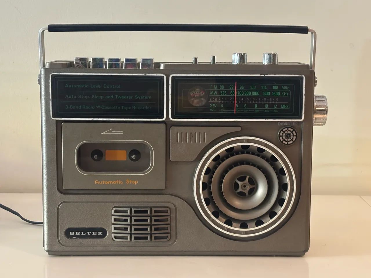 Rádio Gravador anos 80