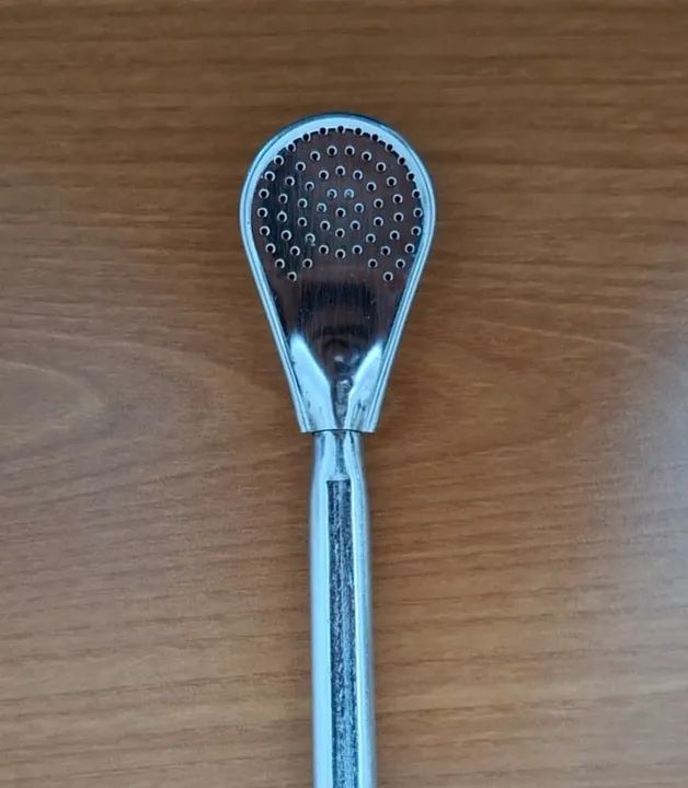 Bomba aço inox 19cm para Mate, Tereré 