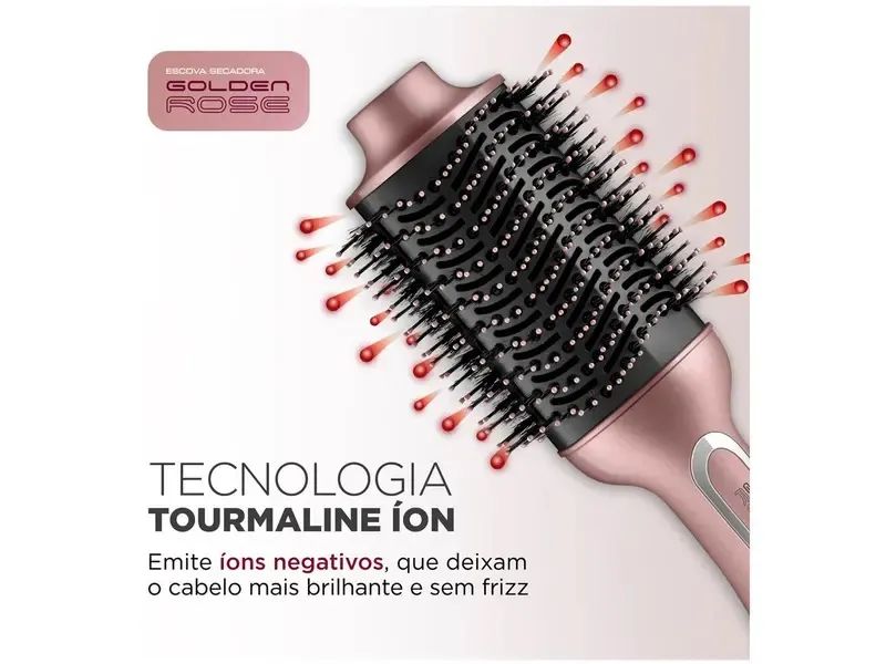 Escova secadora Mondial Golden Rose - (produto novo / lacrado / entregue pela loja) - Foto 6