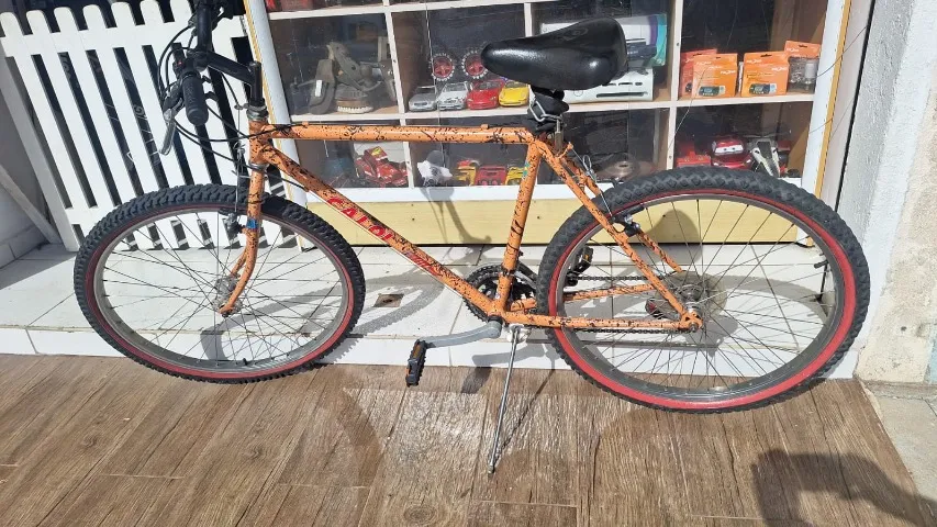Bicicleta Caloi ATN anos 80 aros Araya Japan 890,00 somos loja Vila Hauer - 2804