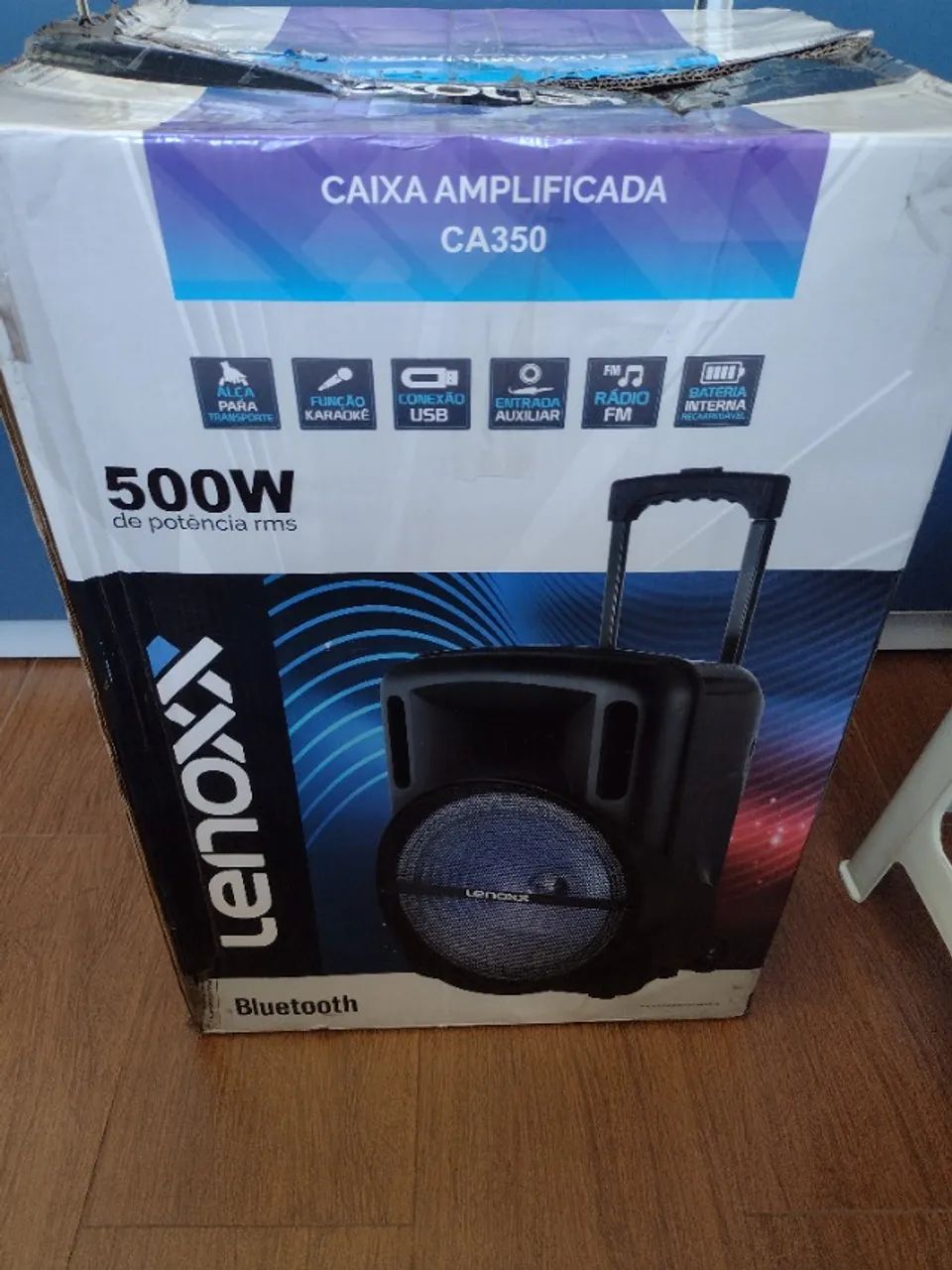 Caixa de Som Amplificada Lenox - Com Defeito
