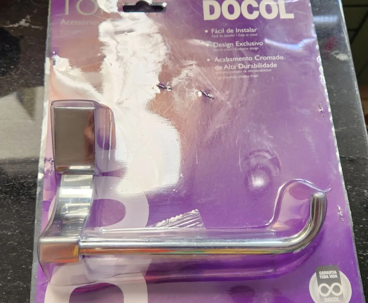 Porta Papel Higiênico NOVO Cromado Docol - Foto 3
