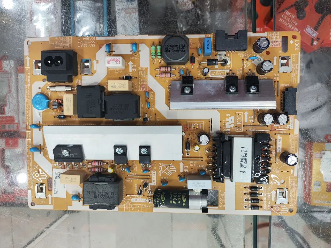 Tv Samsung un50tu8000g placa da fonte 