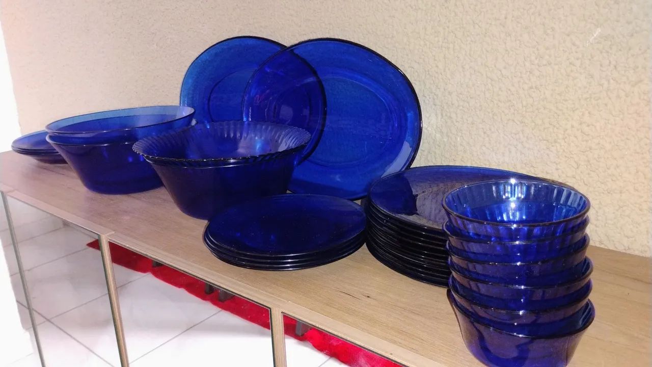 Jogo Duralex azul 28 pçs - Foto 4