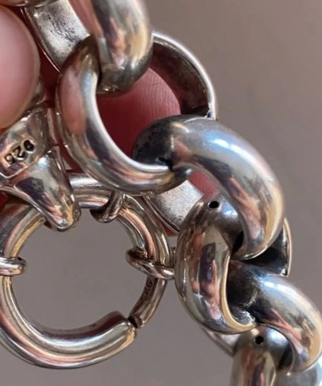 Pulseira de prata 925 elô português  - Foto 4