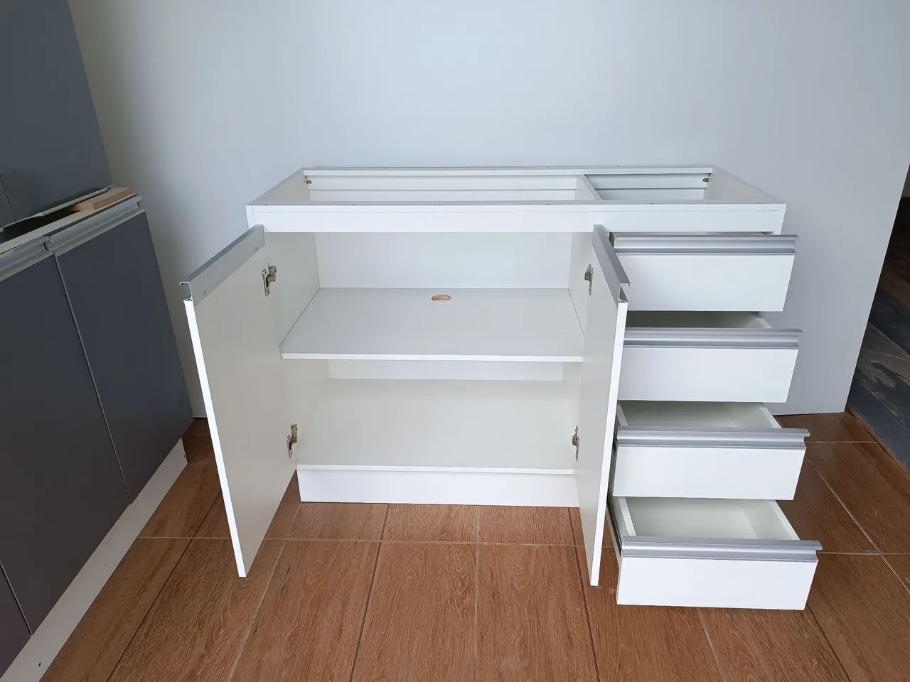 Balcão de cozinha em MDF branco  - Foto 2