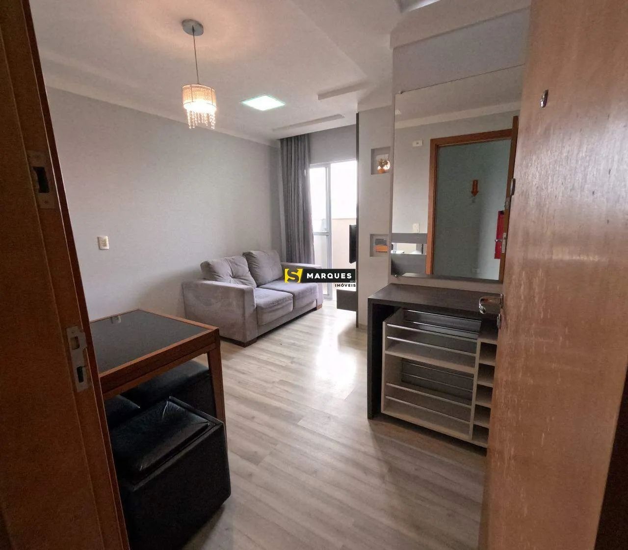 Apartamento mobiliado com 2 dormitórios e 1 vaga de garagem coberta - Anita Garibaldi - Foto 2