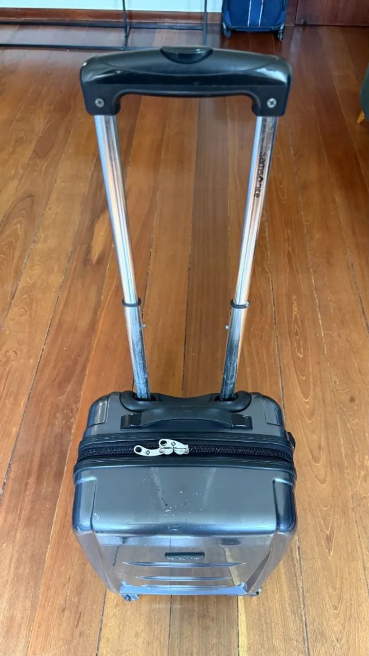 Mala Samsonite Winfield 2 Cinza Usada - Foto 4