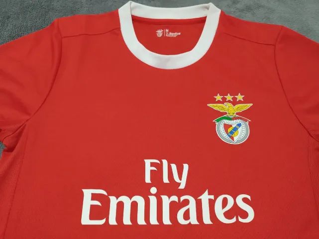 Camisa Oficial Benfica (Portugal) 2019, tamanho P (50x71cm). Como nova! Made in Portugal. - Foto 3