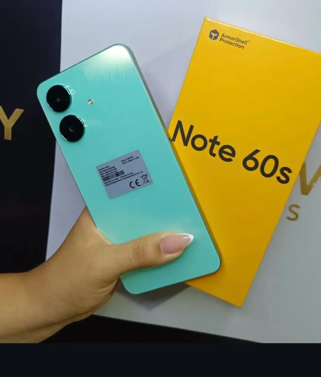 Note 60s**256Gb/4Ram** Verde - entrega grátis Goiânia e Região- versão Global 